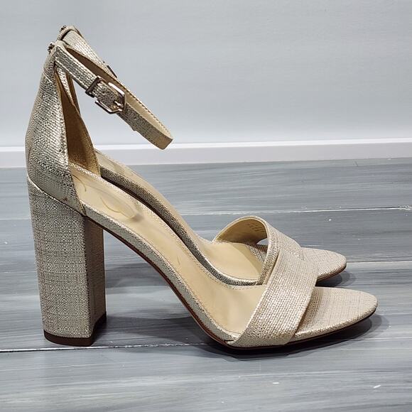 Sam Edelman‎ Yaro Dress Sandals Chunk Block Heels 8.5 - Picture 9 of 16